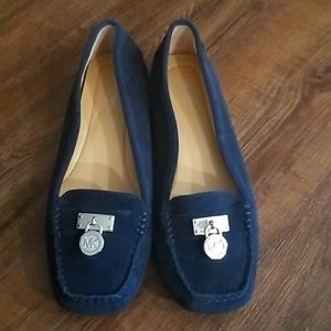 Navy Blue Michael Kors Loafers